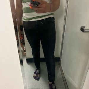 Slim fitting Fried Denim Jeans